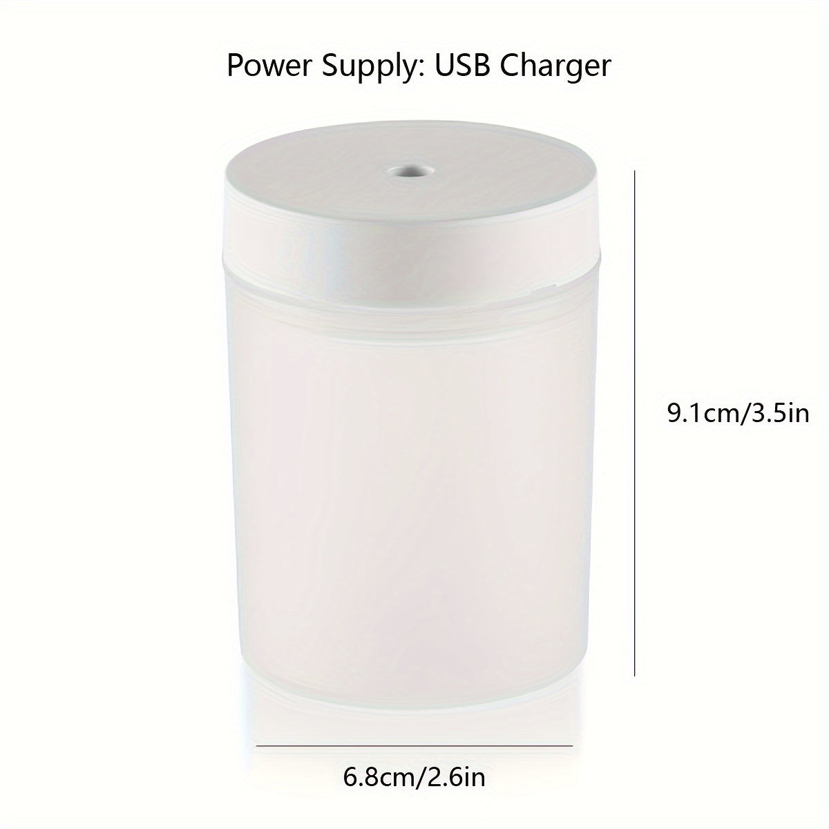 200ml Soundwave Technology Humidifier with Fine Mist Atmosphere Light and USB Power