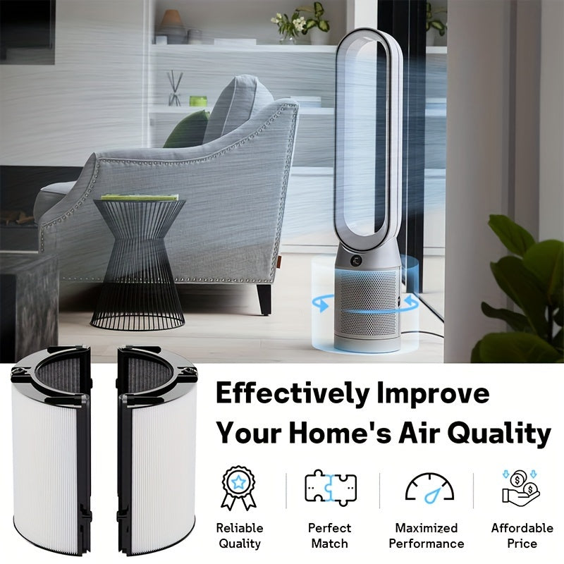 Dyson Havo Tozalash Qurilmasi TP06 HP06 PH02 PH01 PH03 PH04 HP09 TP09 HP07 TP07 TP10 HP10 uchun 360-darajali HEPA Uglerod almashtirish filtri