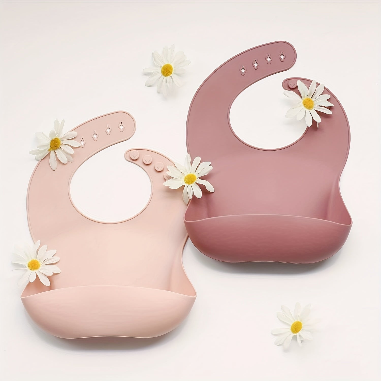 Baby Bibs for Babies and Toddlers Waterproof Soft BPA Free Adjustable Unisex