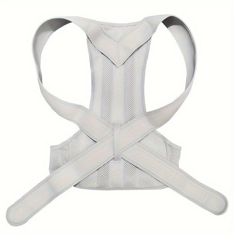 Unisex Back Brace Posture Corrector Belt Adjustable Support Discreet