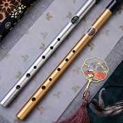 Irish Whistle in C/D Key Aluminum Alloy Lacquered Black or Gold Beginner-Friendly