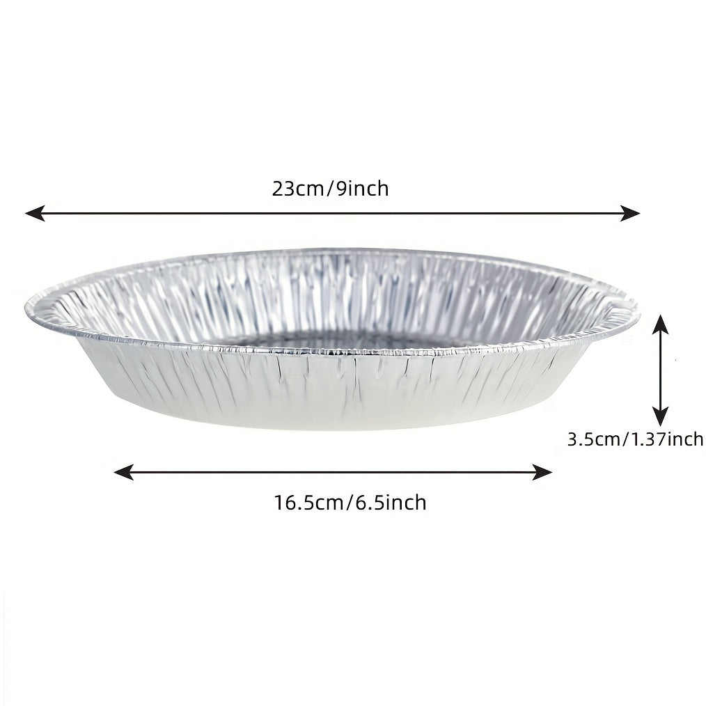 20 Pack 9-Inch Aluminum Foil Pans for Baking Cooking and Catering