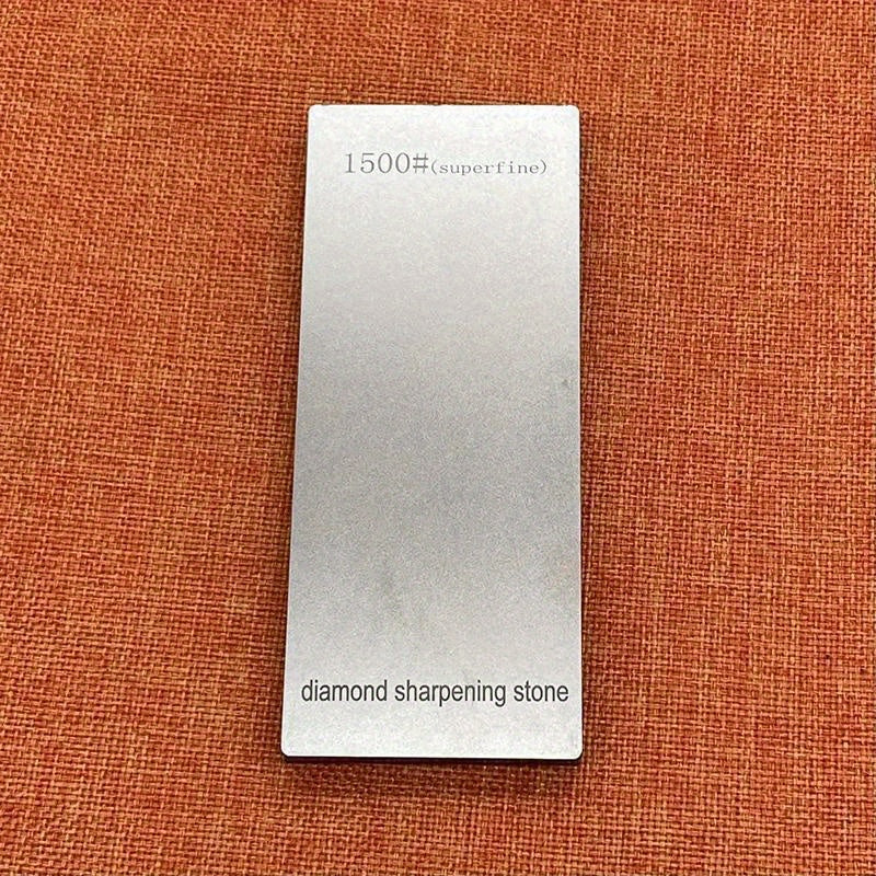 Metal Whetstone Sharpening System with Diamond Stones 1500-3000 Grit for Knives