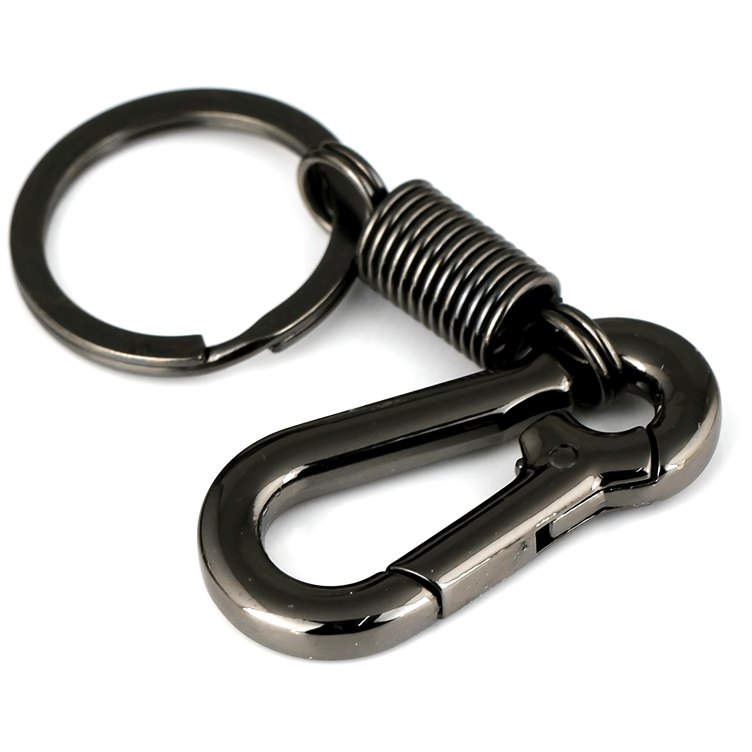 Vintage-Inspired Metal Carabiner Keychain for Keys and Bags