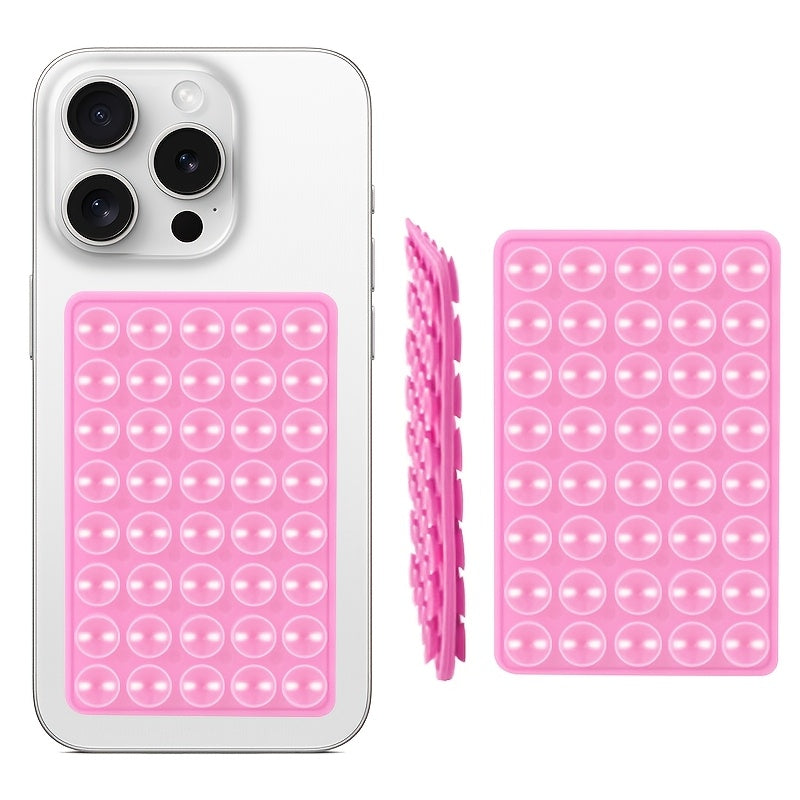 Soporte para teléfono con ventosa de silicona de doble cara para iPhone y Android