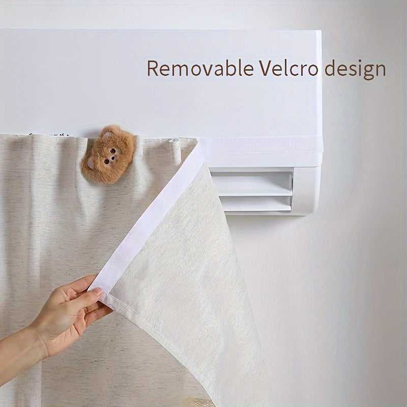 1 или 2 штуки занавески для лобового стекла кондиционера в стиле принцессы, идеально подходят для защиты от пыли и придают вашему дому нотку гламура. Необходимый бытовой гаджет.