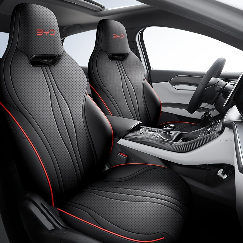 Luxury 5-Seater Car Seat Covers Full-Wrap All-Season Automotive Protector