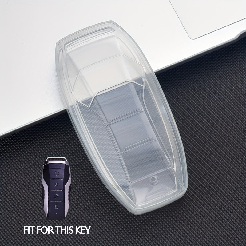 Universal TPU Key Cover for EVs Scratch-Resistant Anti-Slip Grip