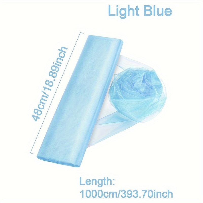 Vibrant Organza Tulle Sheer Backdrop Curtain 10m Colorful Swirl Patterns for Events