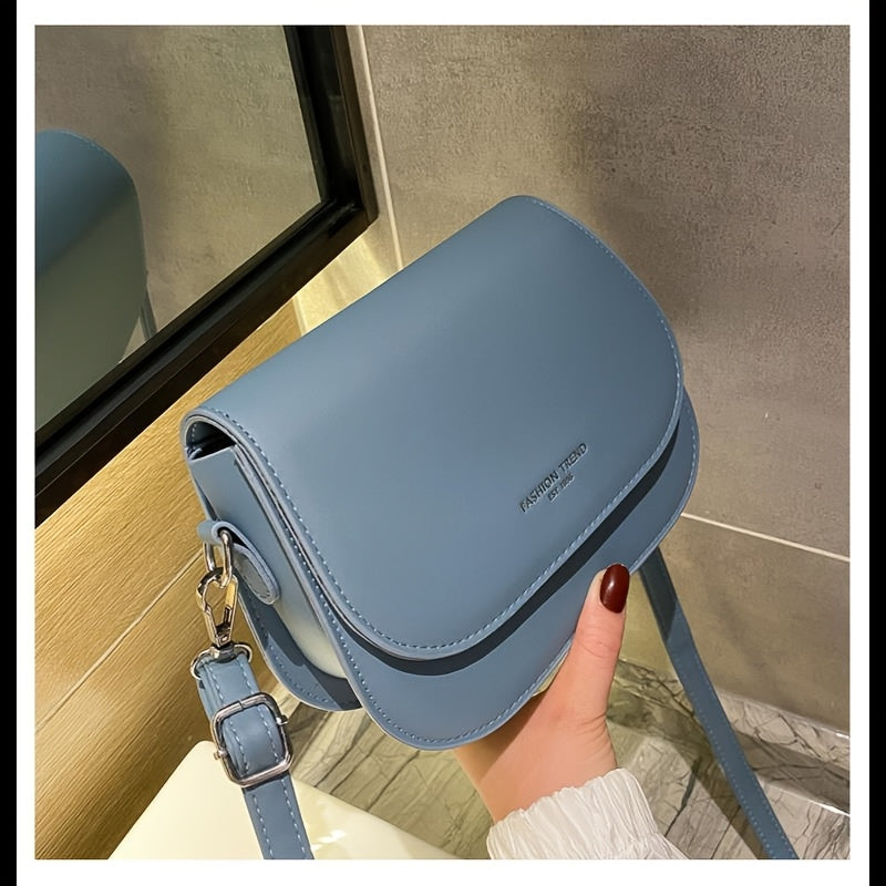 Women's Shoulder Bag Spring 2023 Synthetic Leather Crossbody Purse Square Adjustable Strap