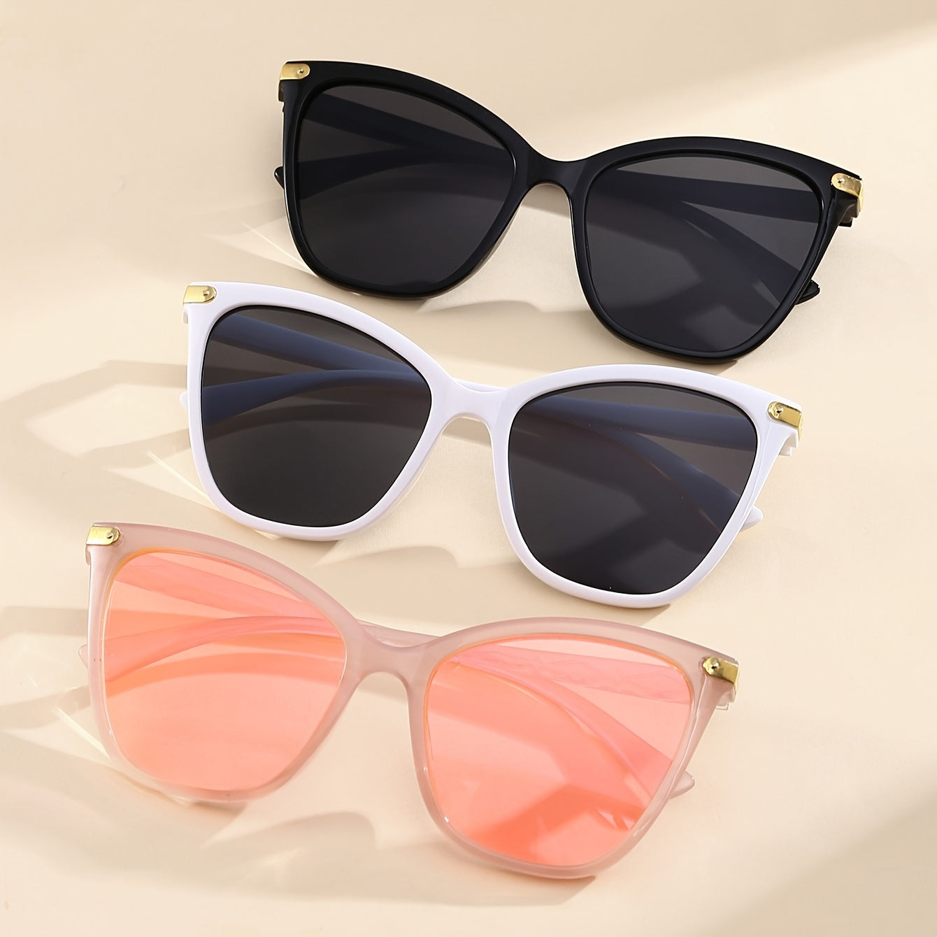 Women's Cat Eye Glasses with Heart Design for Music Festivals