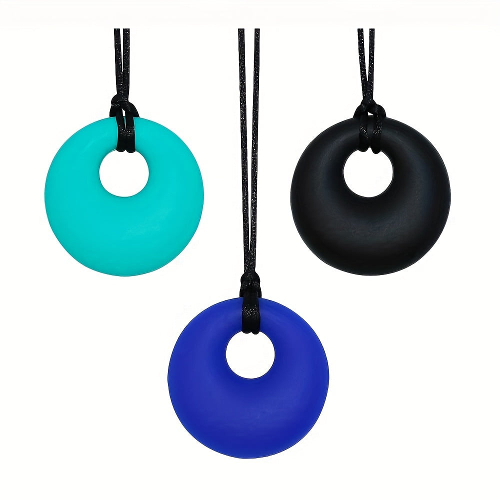 Kids Silicone Teething Necklace Calming Sensory Oral Care Accessory