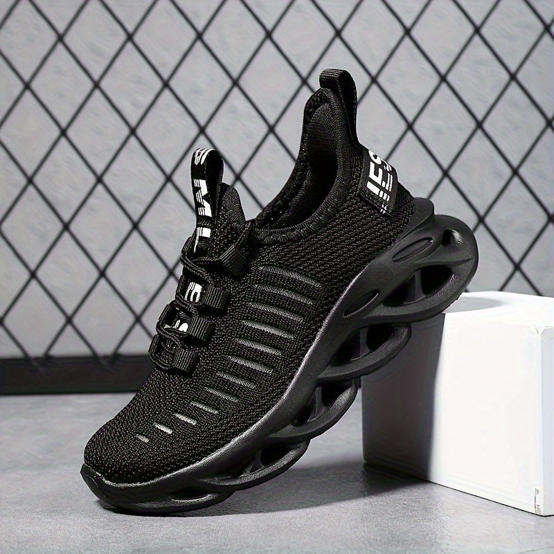 Yigitlar uchun kundalik sport poyabzali, shokni yutuvchi EVA taglik bilan, sirpanmaydigan, pastki qismi mato yuqori qismi