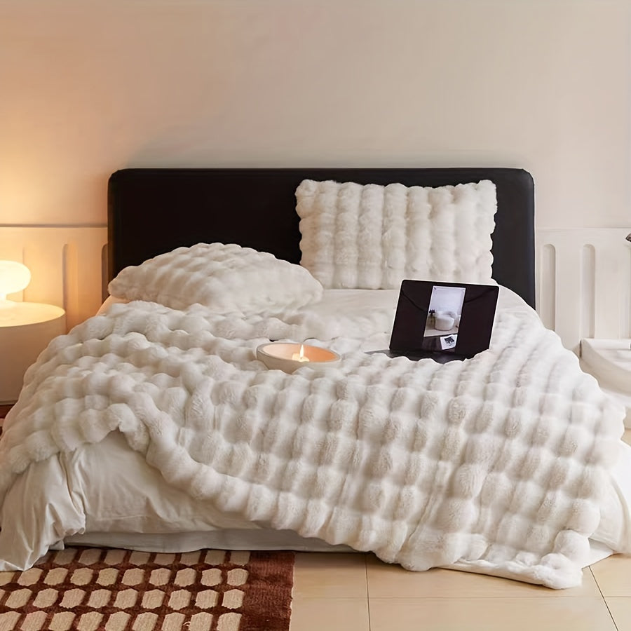 Plush Blanket Soft Cozy Travel Sofa Bed Home Decor Gift