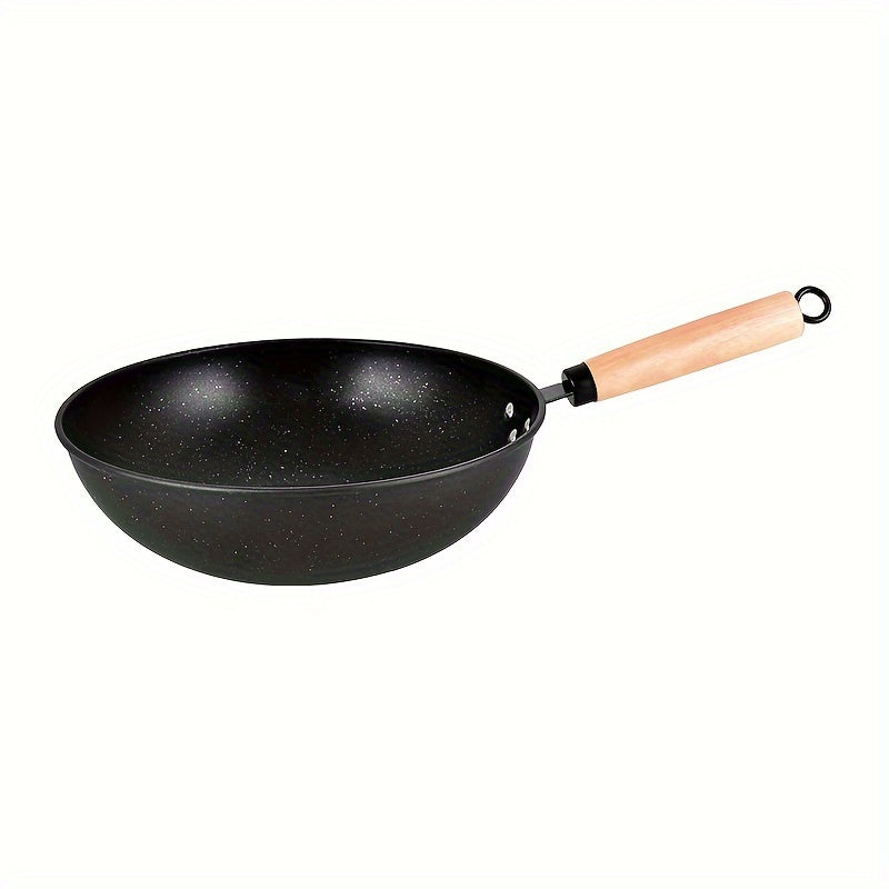 Cast Iron Cookware Set 3-Piece Non-Stick Skillet Soup Pot Frying Pan Flat Bottom