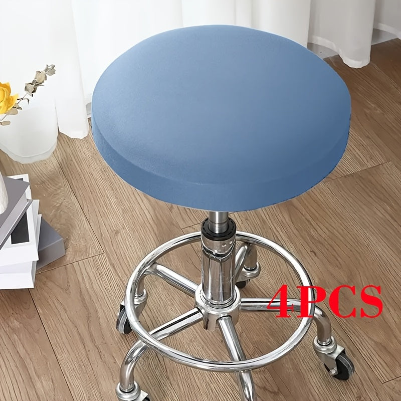 Комплект современной мебели из 4 предметов с чехлами из полиэстера на стулья, устойчивыми к пыли, долговечными