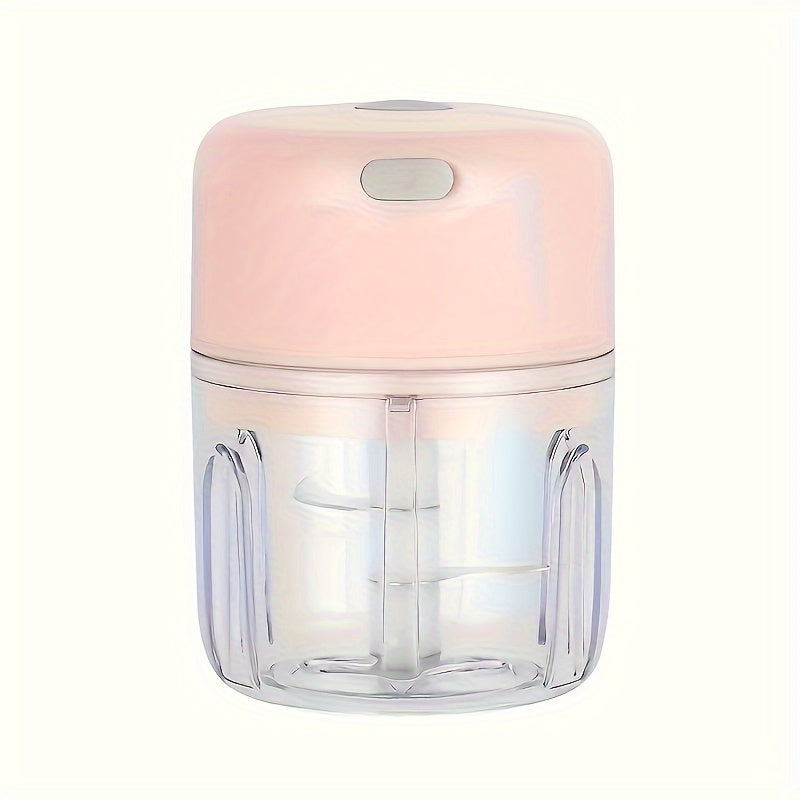 Electric Mini Food Chopper USB Rechargeable Battery for Garlic Vegetables Fruit Meat