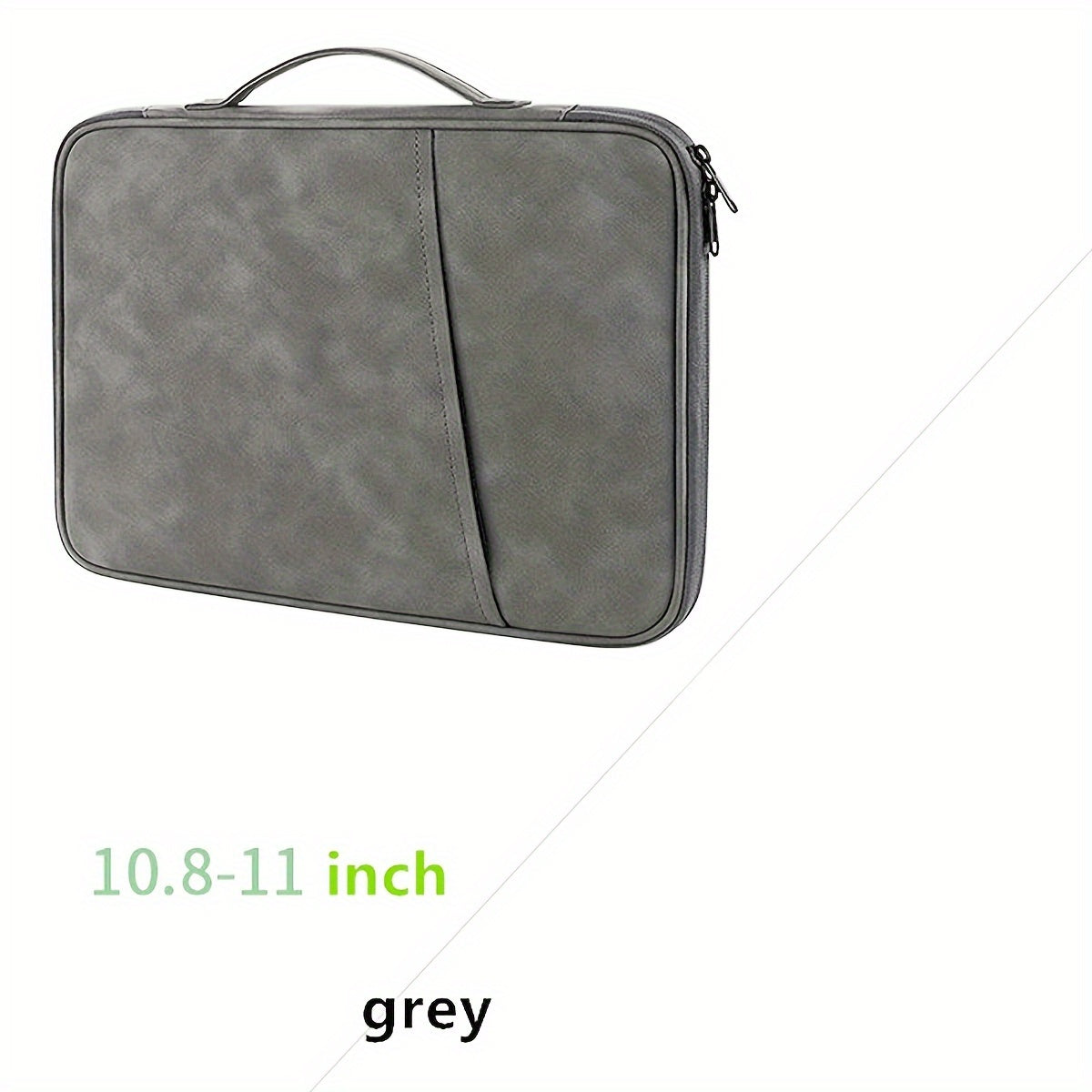 Nylon Laptop and Tablet Sleeve with Pockets for Office Supplies Up to 27.94 cm