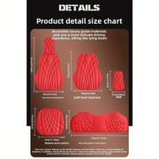 2 Pack Leather Car Seat Cushions Universal Fit All-Season Front Seat Covers