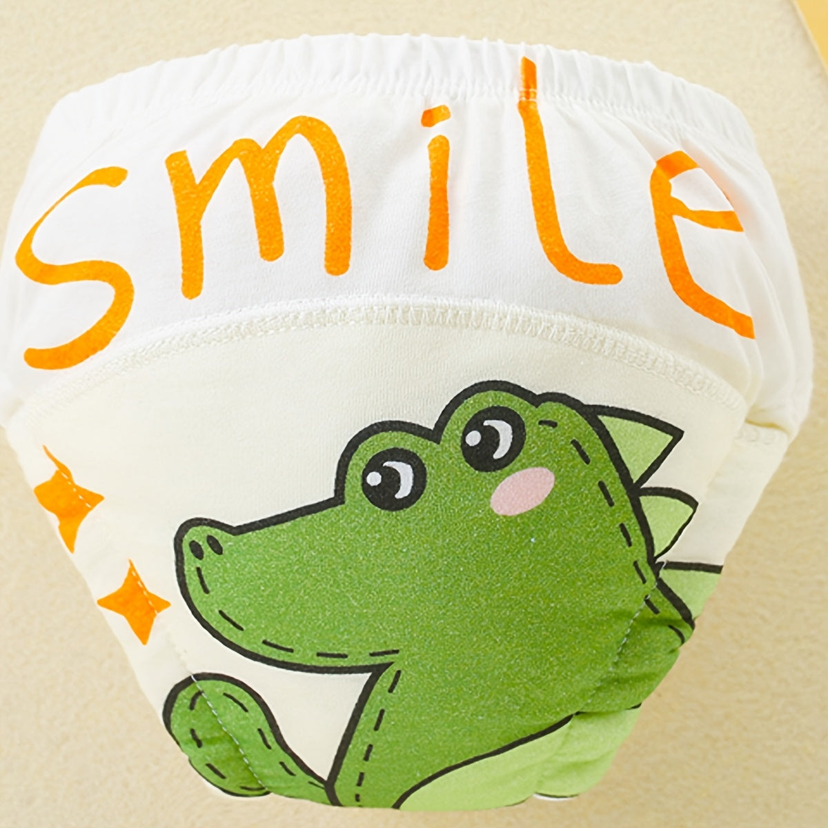 Набор из 6 многоразовых тренировочных штанишек с милыми дизайнами животных, мягкие и впитывающие тканевые подгузники для детей, идеальный подарок для детей