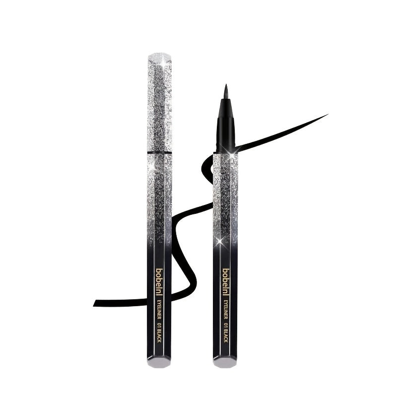 Women Long-Lasting Waterproof Black Eyeliner Pen with Sponge Tip