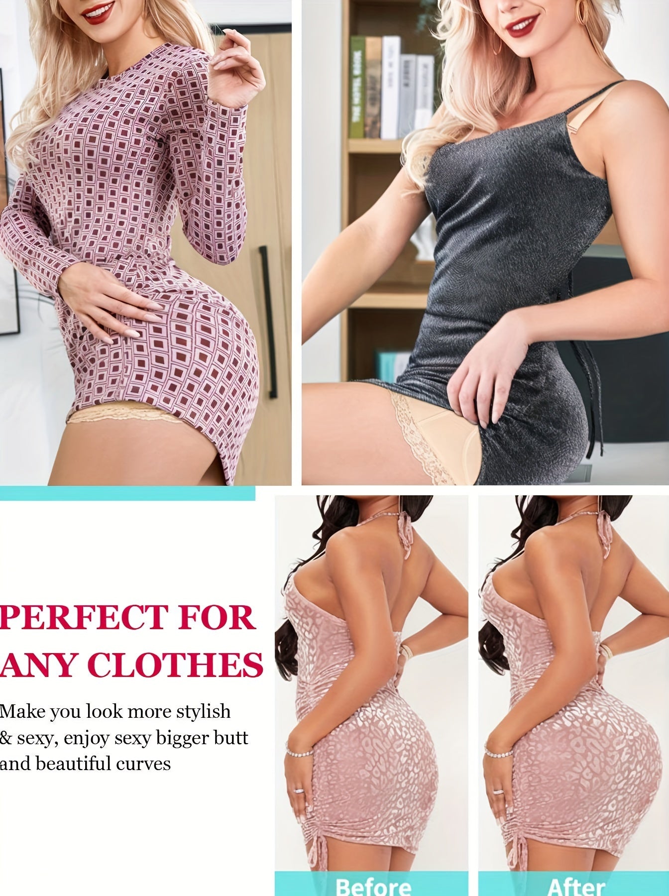 Women's Lace Trim Shaping Shorts Tummy Control Butt Lifting Solid Nylon