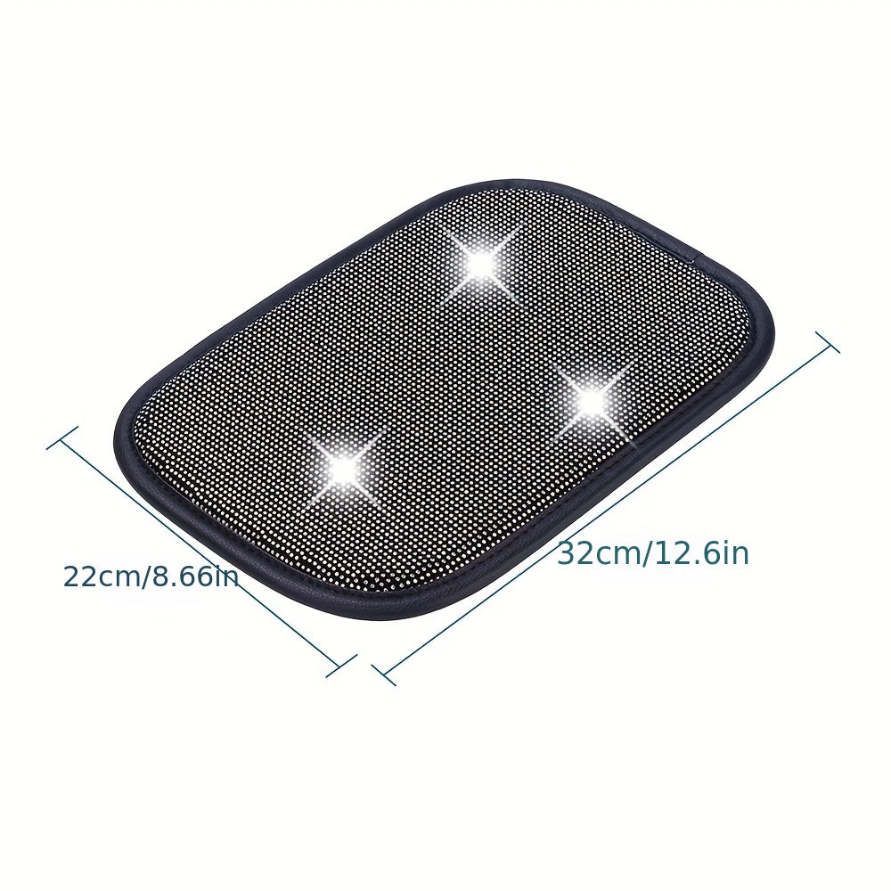 Uniseks sun'iy olmos qo‘ltiq qopqog‘i avtomobil terisi himoya yostiqchalari pad