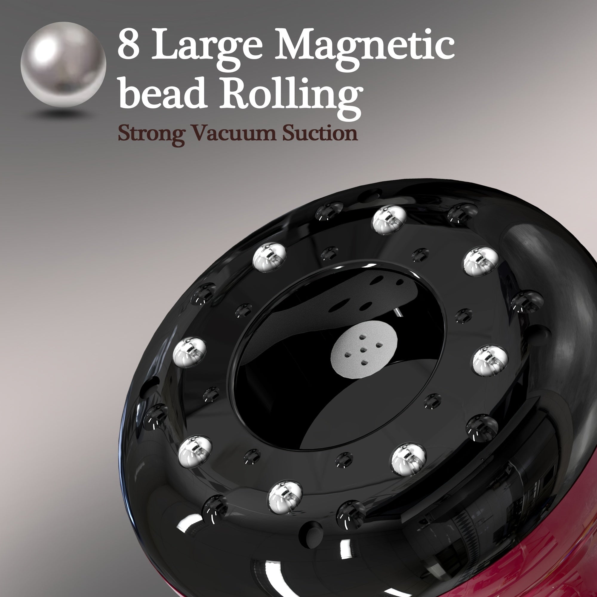 Masajeador eléctrico de ventosas con calefacción y succión, 9 niveles, recargable