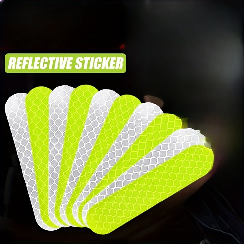 Universal Safety Reflective Stickers for Car, Motorcycle Helmet, 10-60 Pack