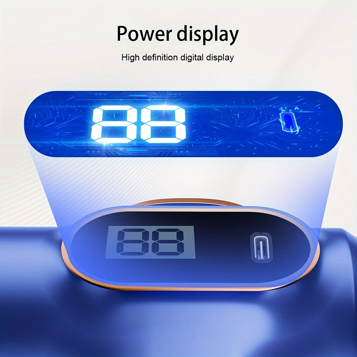 Ultra-Power Handheld Car Vacuum Cleaner with Dual Batteries, Cordless, Portable