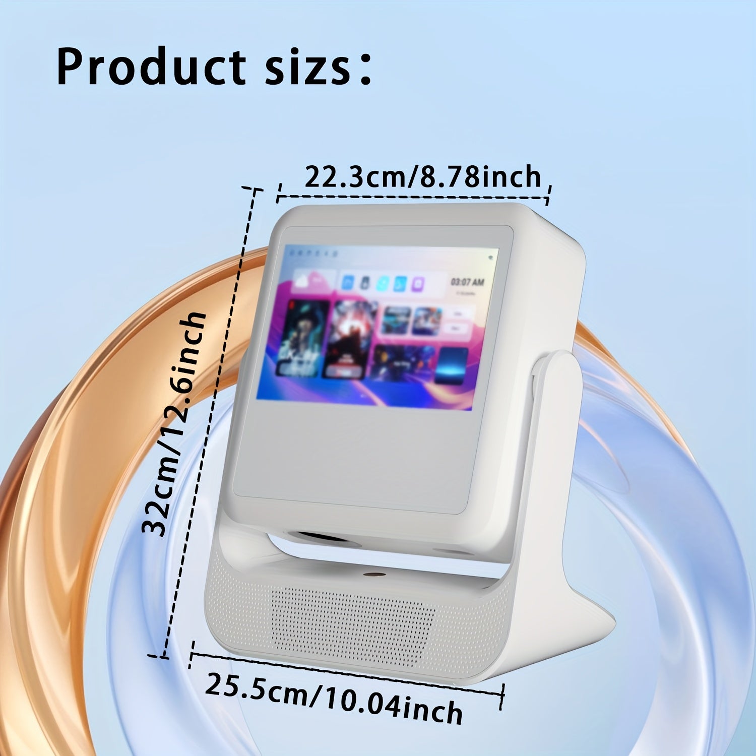 Proyector portátil de doble pantalla compatible con 1080P y 4K con Wi-Fi 6 para cine en casa