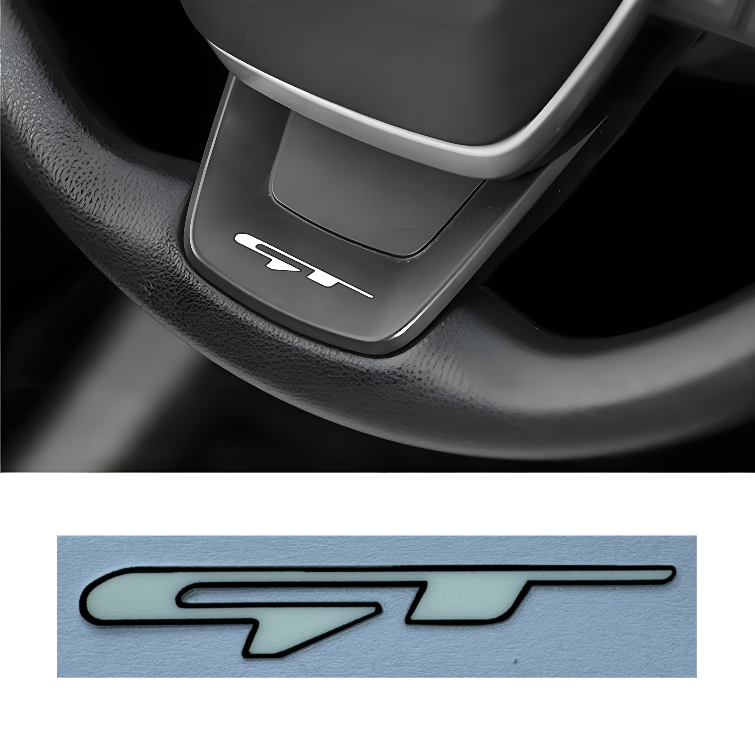 2 dona qora vinil avtomobil logotipi stikerlari oq o'q decal tashqi uslub