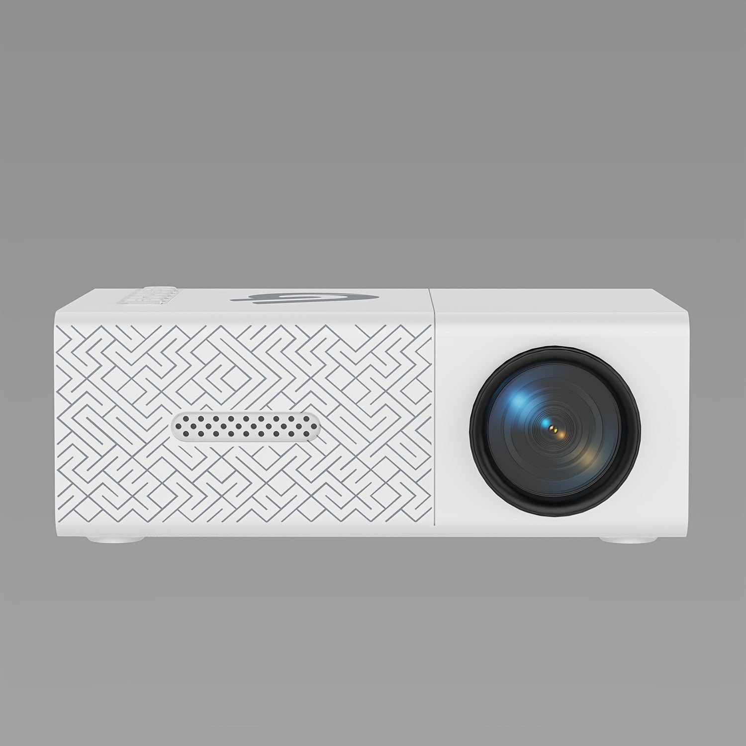 Портативный мини LED-проектор с фокусным пультом, совместим с смартфонами