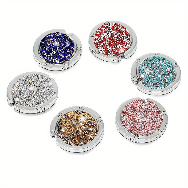 Gold Collapsible Hook with Water Diamond for Travel and Gifts