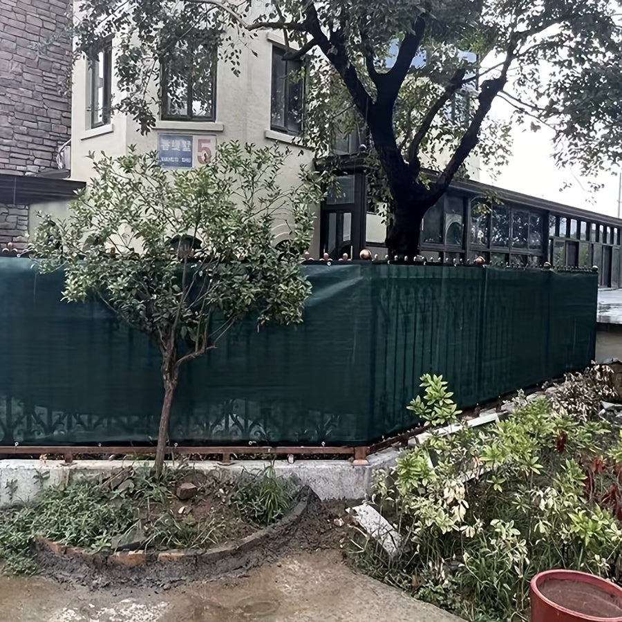 Green Polypropylene Balcony Privacy Screen Mesh Shade Net for Outdoor Spaces