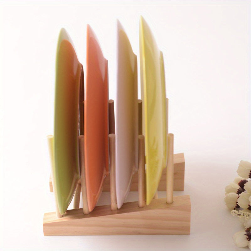 Yapon uslubidagi qattiq yog'och idish va idish quritish tokchasi, minimalist kitob javoni va chashka ushlagich, yog'ochli choy pirogi tokchasi, oshxona va o'qish joylari uchun qulay saqlash yechimi, joyni maksimal darajada foydalanish uchun nafis dizayn.