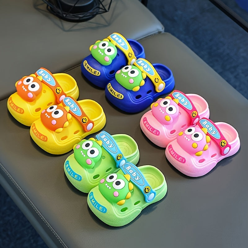 Children's Dinosaur Pattern Sandals All-Season Water Shoes Lightweight Breathable Casual for Boys and Girls