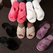 Women's Plush Indoor Slippers Soft Comfortable Casual Shoes