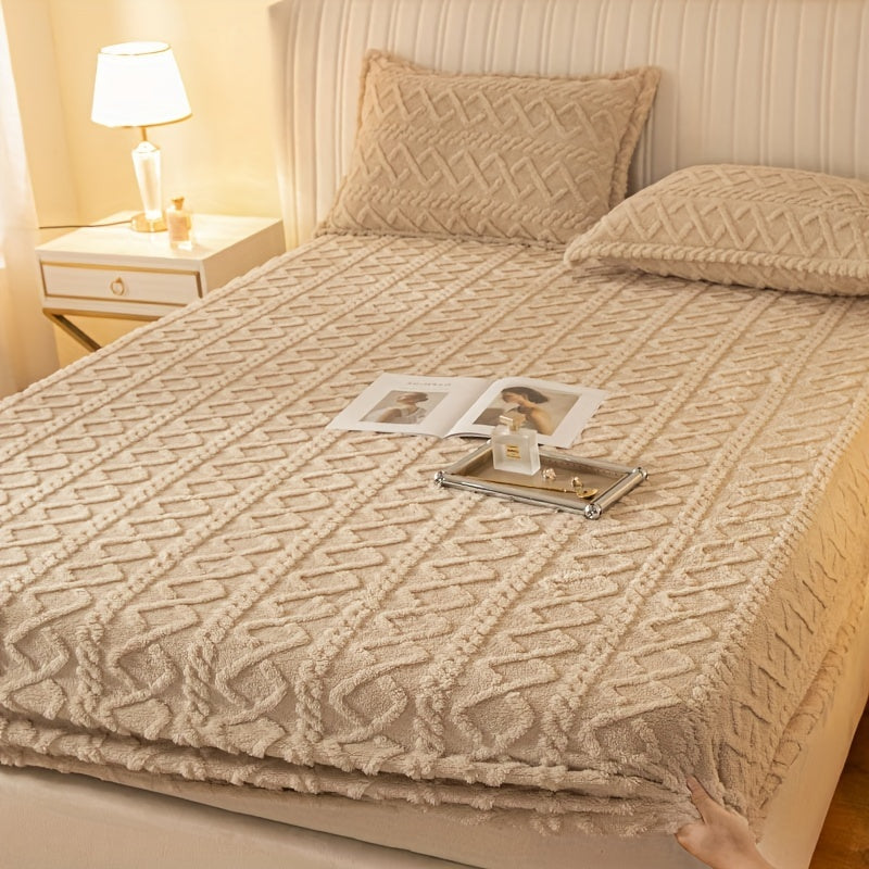 Полосатая тюль кровати из плотного полиэстера жаккард, моющаяся, для кроватей до 29 см