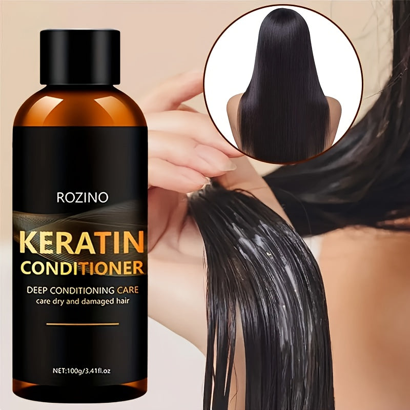 Unisex Keratin Hair Conditioner for Dry Damaged Hair Moisturizing Shine