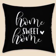Modern Throw Pillow Cover 45cm Square Letter Graphic Home Decor Sofa Cushion