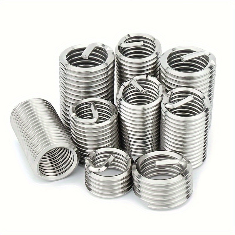 60pcs Stainless Steel Thread Repair Kit M3 to M12 Durable Fasteners