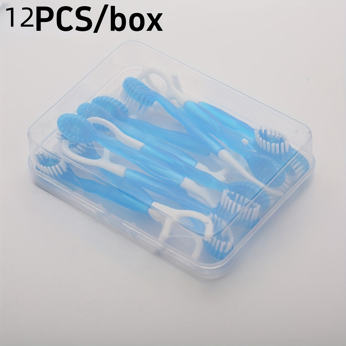 Disposable Mini Toothbrush Stick Pack With Toothpaste, Floss and Picks