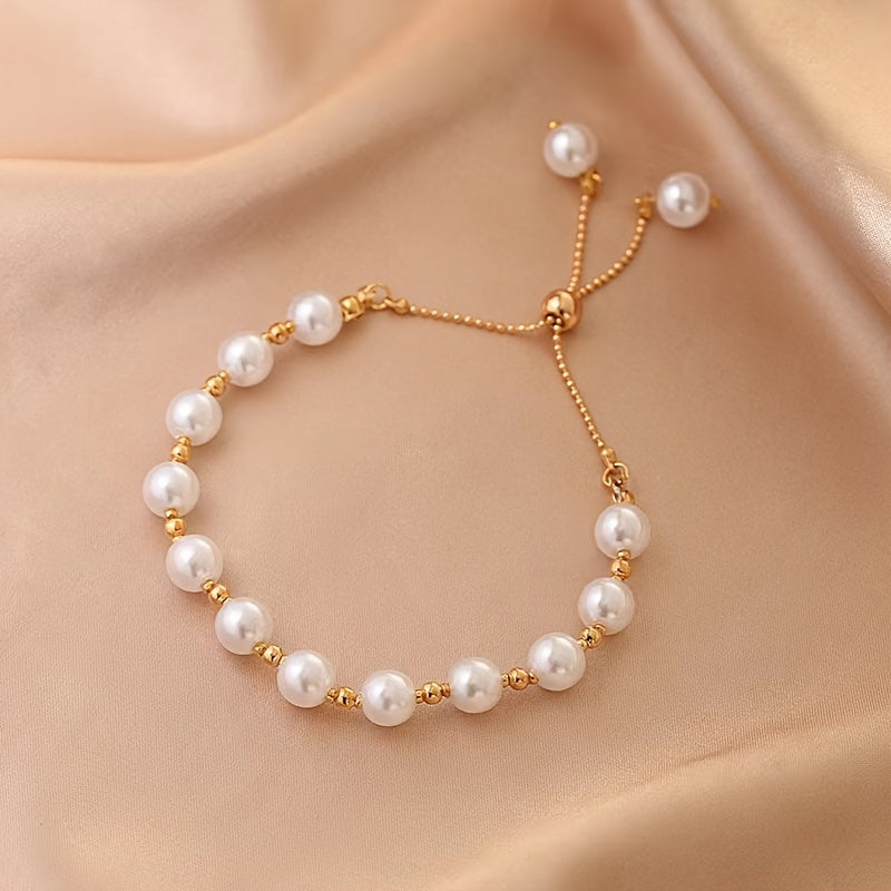 Women's Pearl Bracelet Imitation Pearl Vintage Style Daily Wear Gift