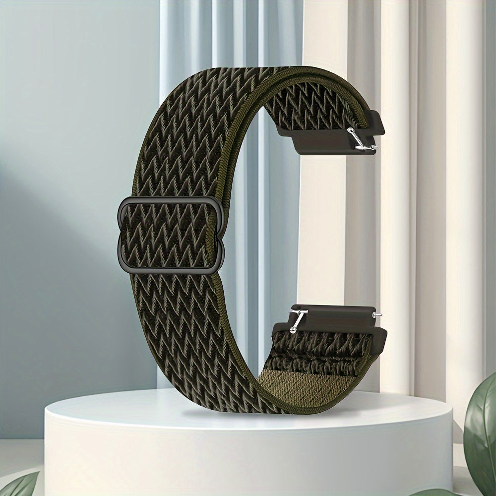 20-22mm bilak uchun nylon tasma, suvga chidamli, batareyasiz, qopqoq va halqa yopilishi.