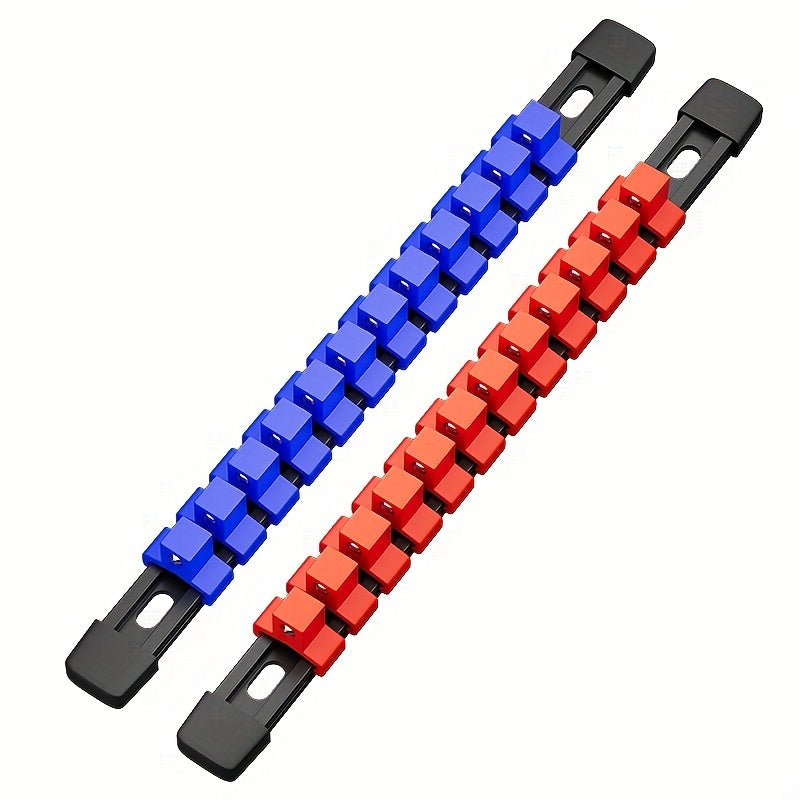 Socket Organizer Wall Rack for 1/4, 3/8, and 1/2 Inch Ratchet Sockets