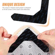 Set of 6 Washable Reusable Sofa Cover Grippers for Slip Prevention on Quilts and Mattresses