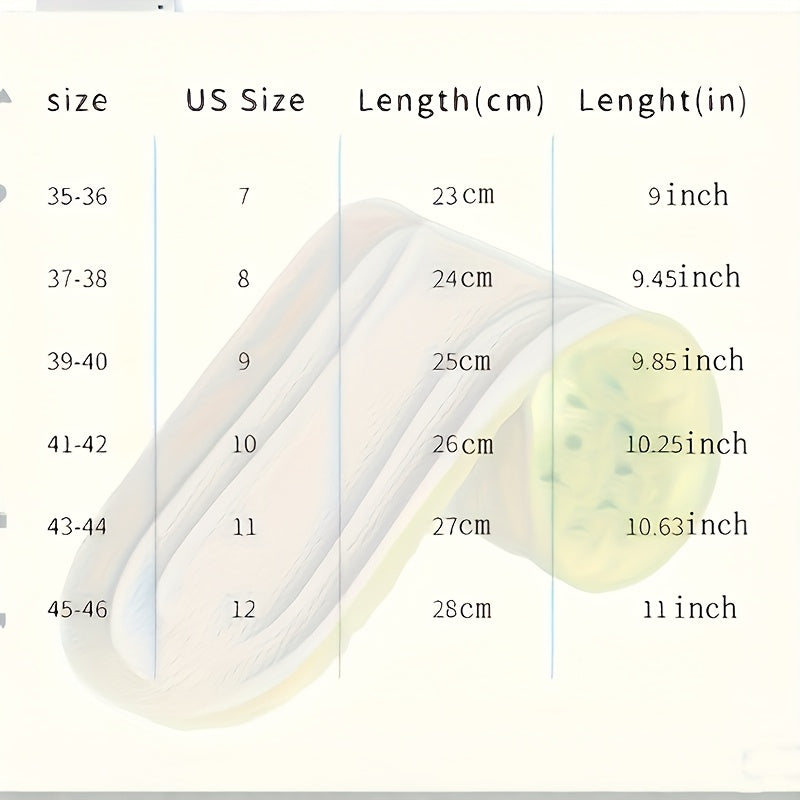 Unisex Cushioned Insoles with Arch Support Soft Breathable Shock-Absorbing