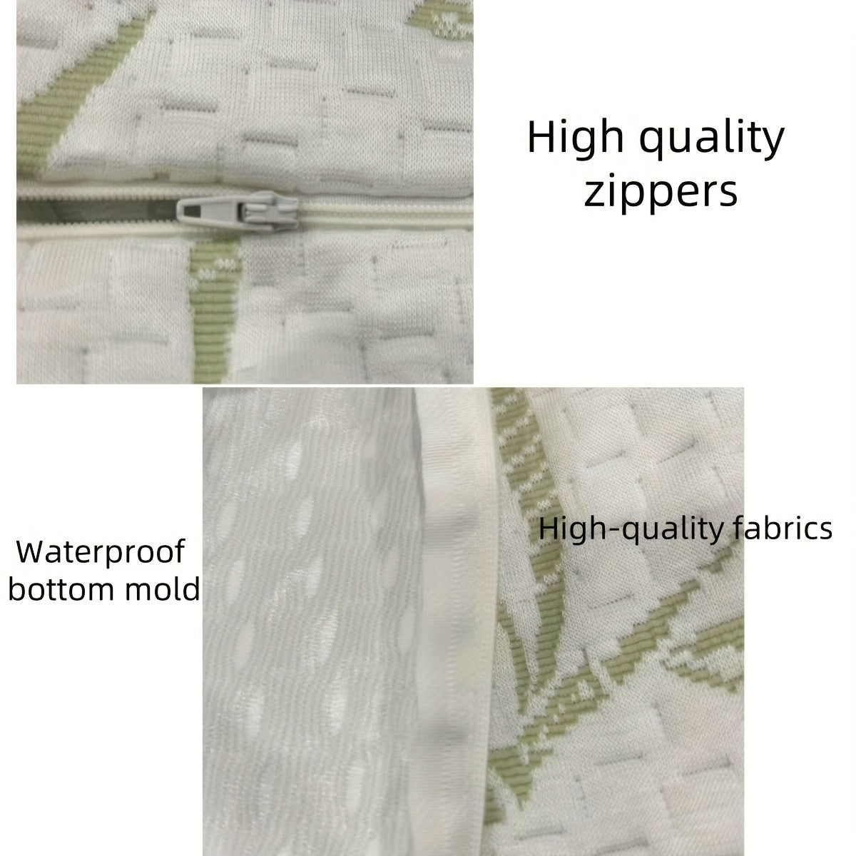 Bamboo Viscose Pillowcase 20x30 Inches with Cooling Technology and Zipper Closure