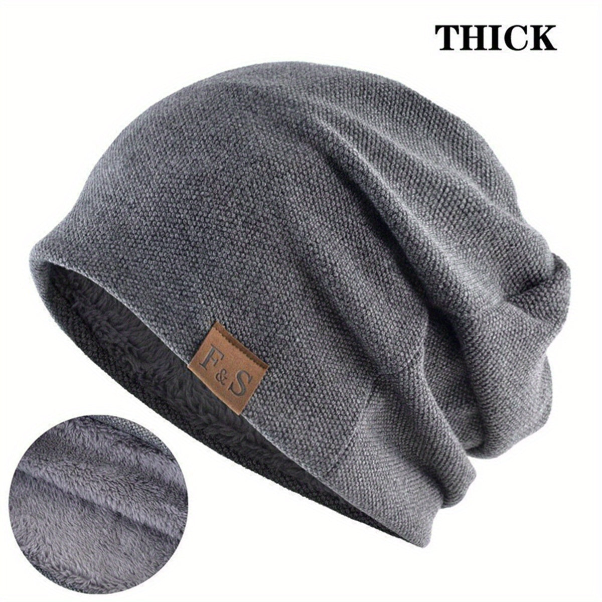 Soft Knitted Beanies in Solid Colors for Men and Women Spring Gift